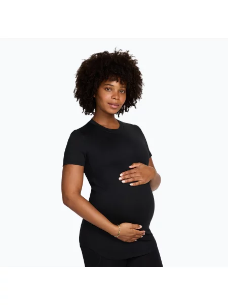 Дамска тениска Nike One Maternity Dri Fit Slim-Fit black черно