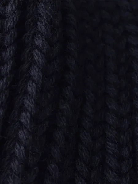 Beanie Prada de lână albastru