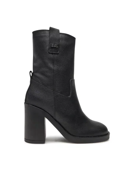 Škornji KARL LAGERFELD črna