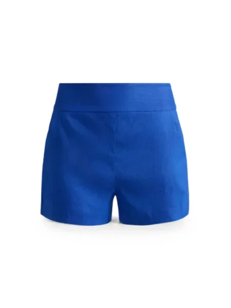 Pantaloni scurți Alice + Olivia albastru