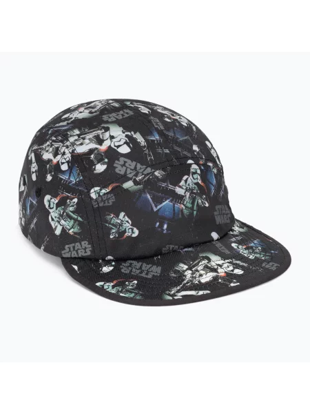 Gyerek baseballsapka BUFF 5 Panel star wars. Méret: OS fekete