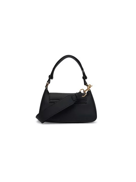 Love Moschino crossbody torbica iz umetnega usnja črna
