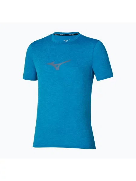 Tricou de alergare pentru bărbați Mizuno Core Runbird Short Sleeve Tee blue jewel albastru