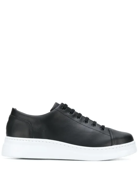 Sneakerși Camper cu șireturi din dantelă negru