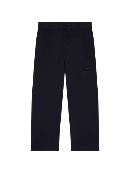 Spodnie dziecięce Emporio Armani niebieskie