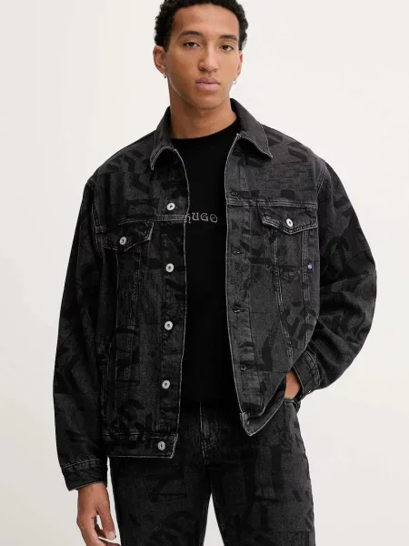 KARL LAGERFELD JEANS Átmeneti dzseki / farmer fekete