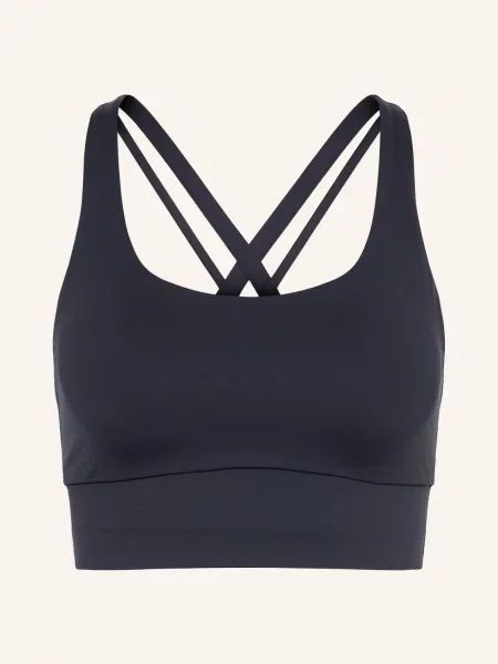 Lululemon Sportovní Podprsenka Energy™ Longline tmavě modrá
