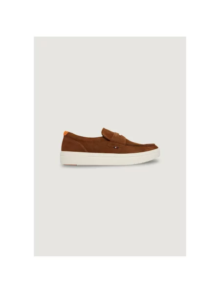 Pantofi Tommy Hilfiger din piele maro
