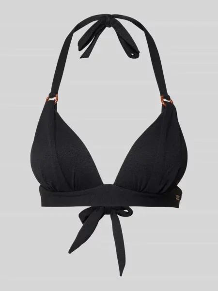 Top bikini z detalem z logo model ‘MAHO’ Banana Moon czarny