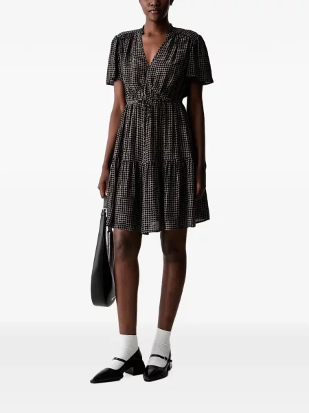 Rochie mini Marc O'polo cu imagine cu imprimeu geometric negru