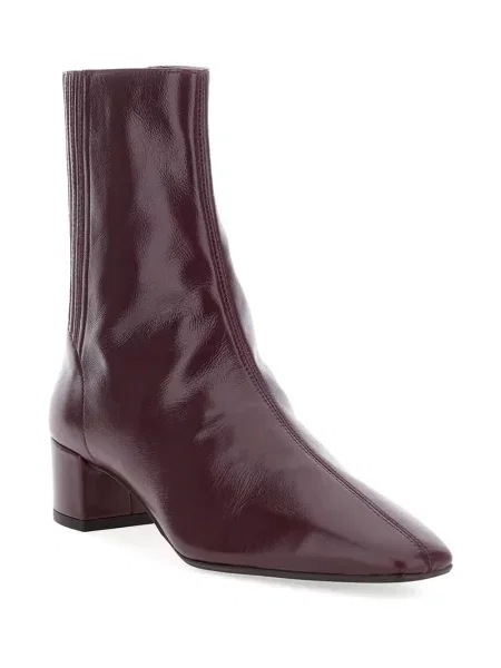 Botine Aquazzura din piele roșu
