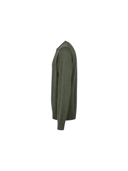 Dzianinowy sweter Mc2 Saint Barth zielony
