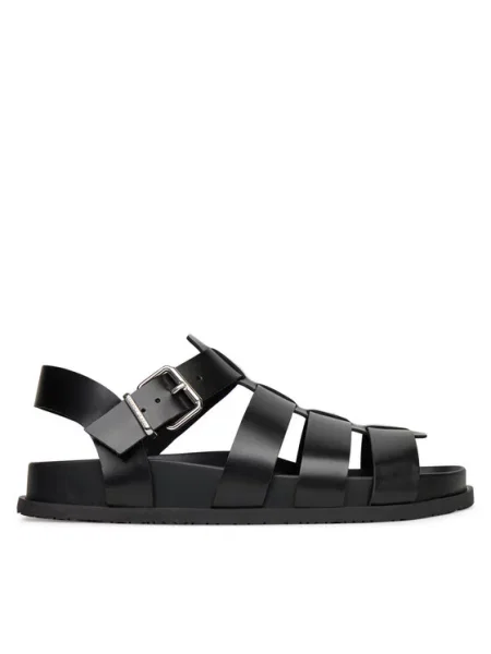 Tommy Jeans Sandály Tjw Fisherman Patent Sandal černá