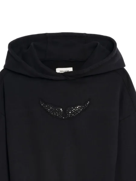 Bluza z kapturem dziecięca Zadig & Voltaire czarna