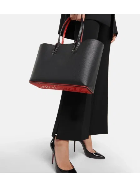 Bőr bőr táska Christian Louboutin fekete