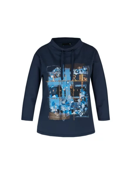 Bluza z kapturem Rabe z kapturem niebieska