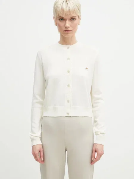 Fiorucci cardigan din lână Angel Patch femei light bej