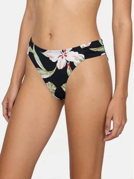 Roxy Bikini partea de jos Printed Essentials negru