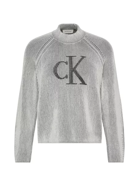 Pulover Calvin Klein cu autograf negru