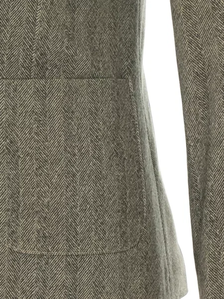 Sacou Circolo 1901 cu model herringbone gri