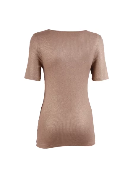 Sweter Majestic Filatures brązowy