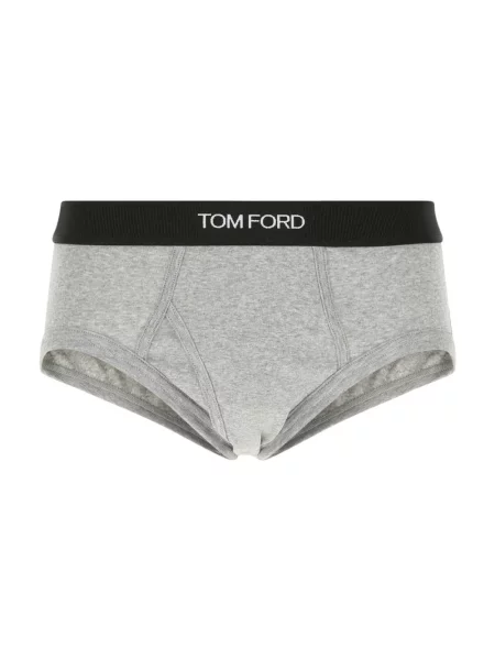 Majtki Tom Ford z logo szare