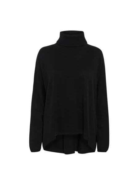 Sweter Part Two wełniany czarny