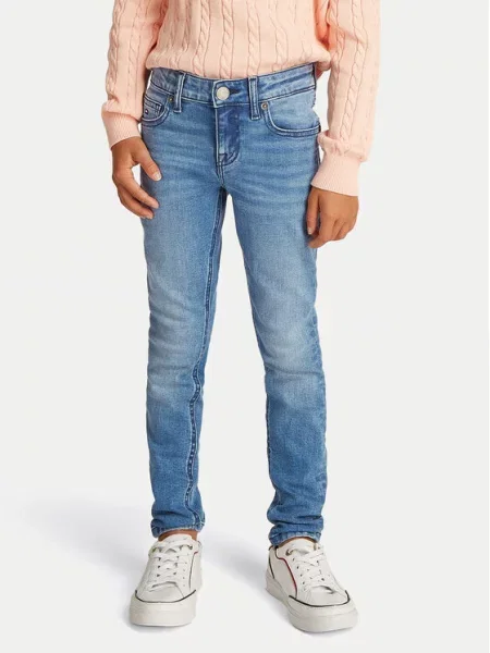 Tommy Hilfiger Džinsai Nora Skinny Fit mėlyna