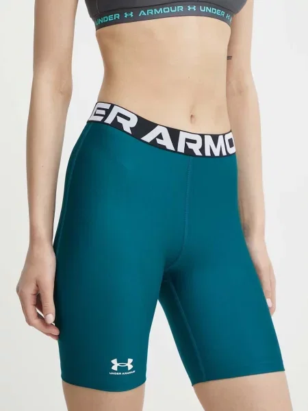 Къс панталон за трениране Under Armour HG Authentics с принт със стандартна талия зелено