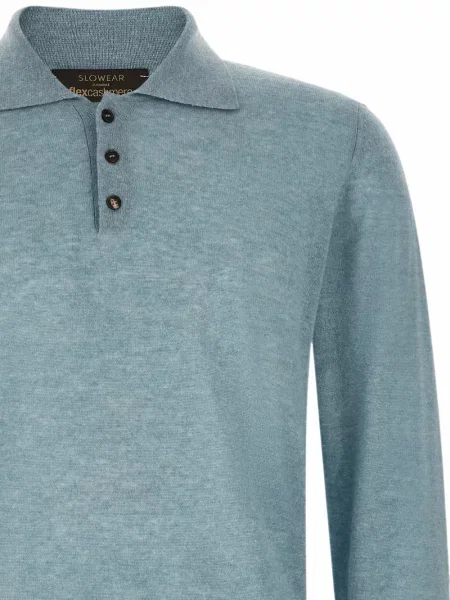 Tricou polo Zanone albastru