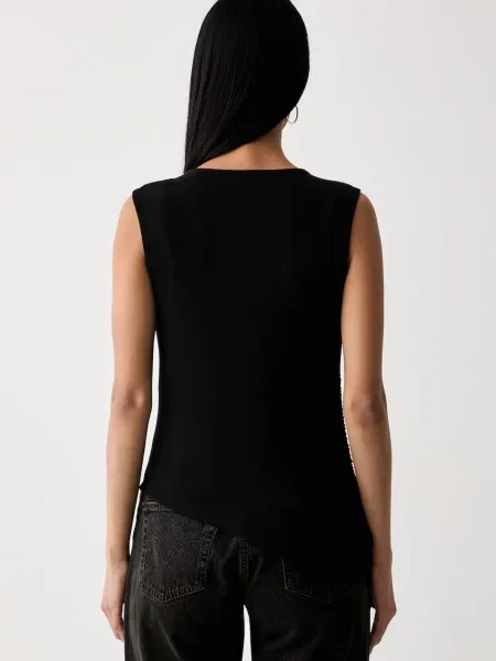 Top Levi's asymetryczny czarny