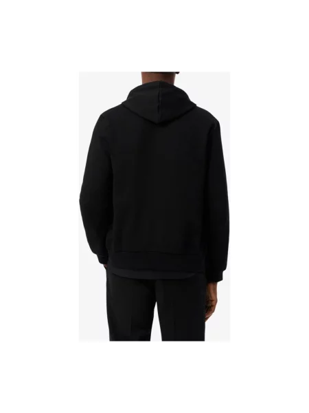 Sweter Lacoste z kapturem klasyczny czarny