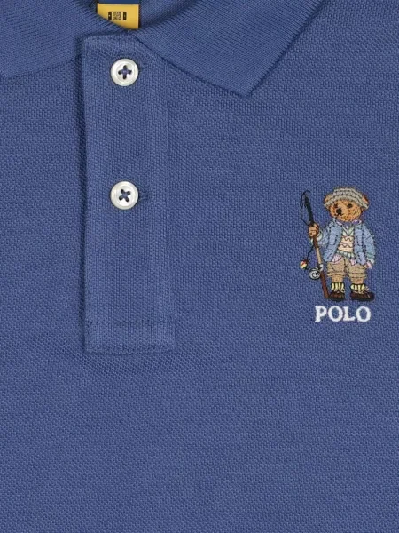 Koszulka polo dziecięca Polo Ralph Lauren niebieska