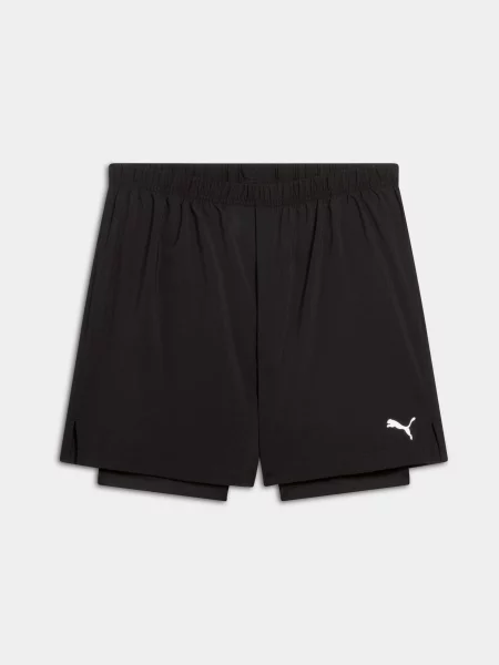 Шорти спортивні PUMA Woven Short комбінований верх чорний