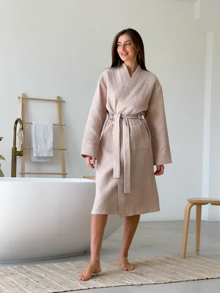 Cosy Халат бежевий