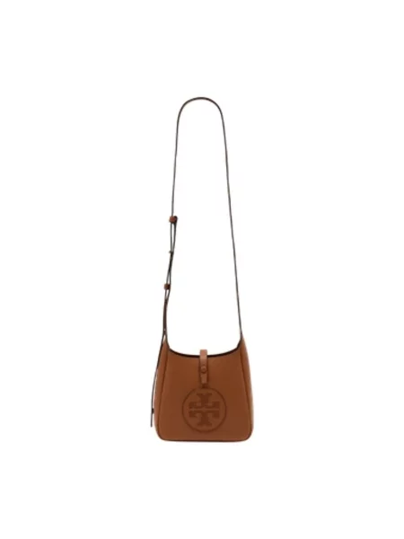 Torebka crossbody Tory Burch skórzana brązowa