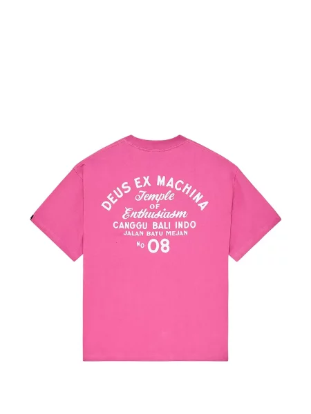 Scurt tricou Deus Ex Machina cu imagine roz