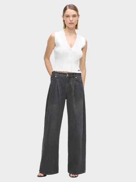 Прямі джинси Karl Lagerfeld Jeans чорний