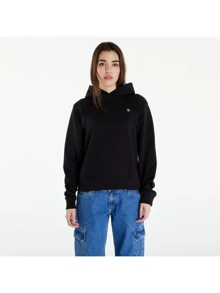 Hanorac cu glugă Calvin Klein negru