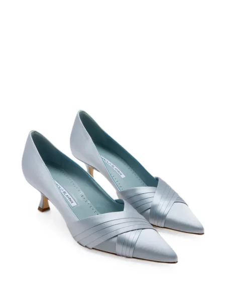 Pantofi cu toc Manolo Blahnik albastru