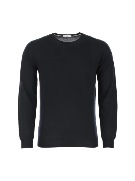 Sweter Paolo Pecora wełniany niebieski