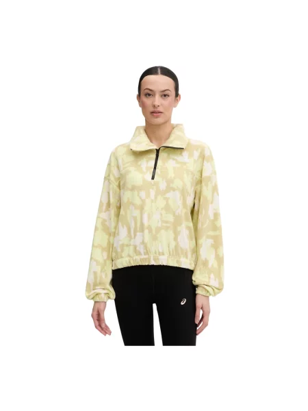 Bluza polarowa The North Face polarowa żółta