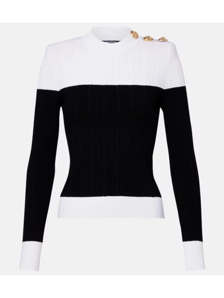 Pulover Balmain tricotate negru
