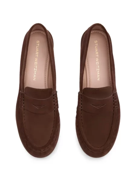 Pantofi loafer Stuart Weitzman maro