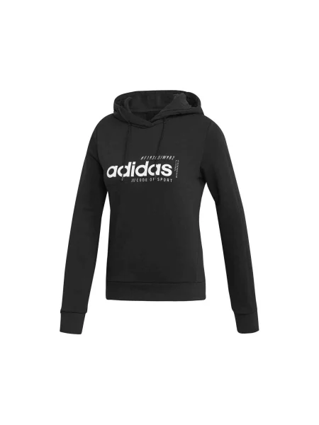 Hanorac cu glugă Adidas negru