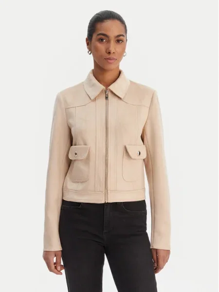 Geanta de piele Morgan bej