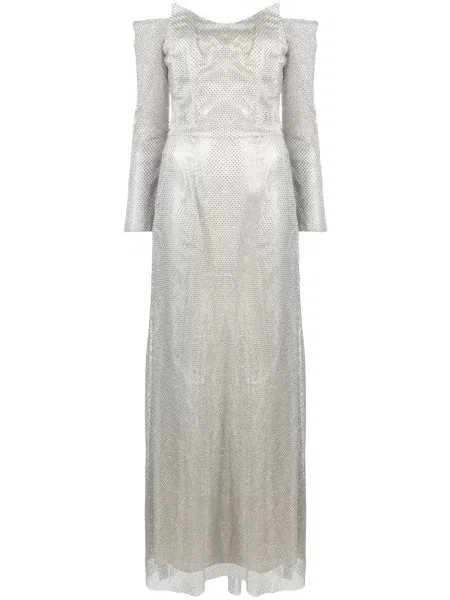 Rochie Bazza Alzouman argintiu