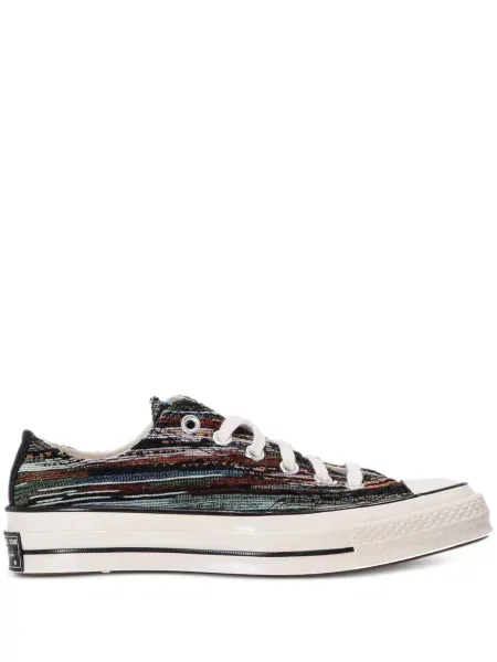 Sneakerși Converse Chuck 70 cu dungi din jacard alb