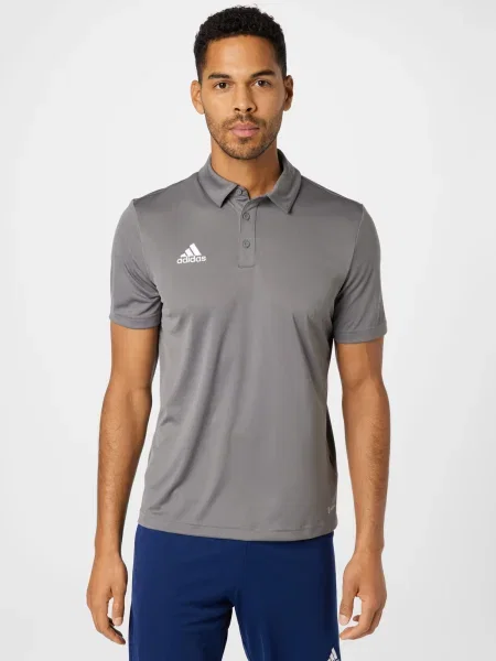 ADIDAS PERFORMANCE Funkčné tričko Entrada tmavosivá biela