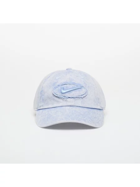 Czapka Nike Club Unstructured Denim Patch Cap Work Blue/ Work Blue S/M niebieska